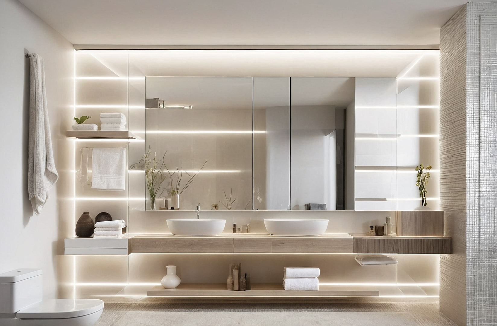 Elegancia y confort en el baño