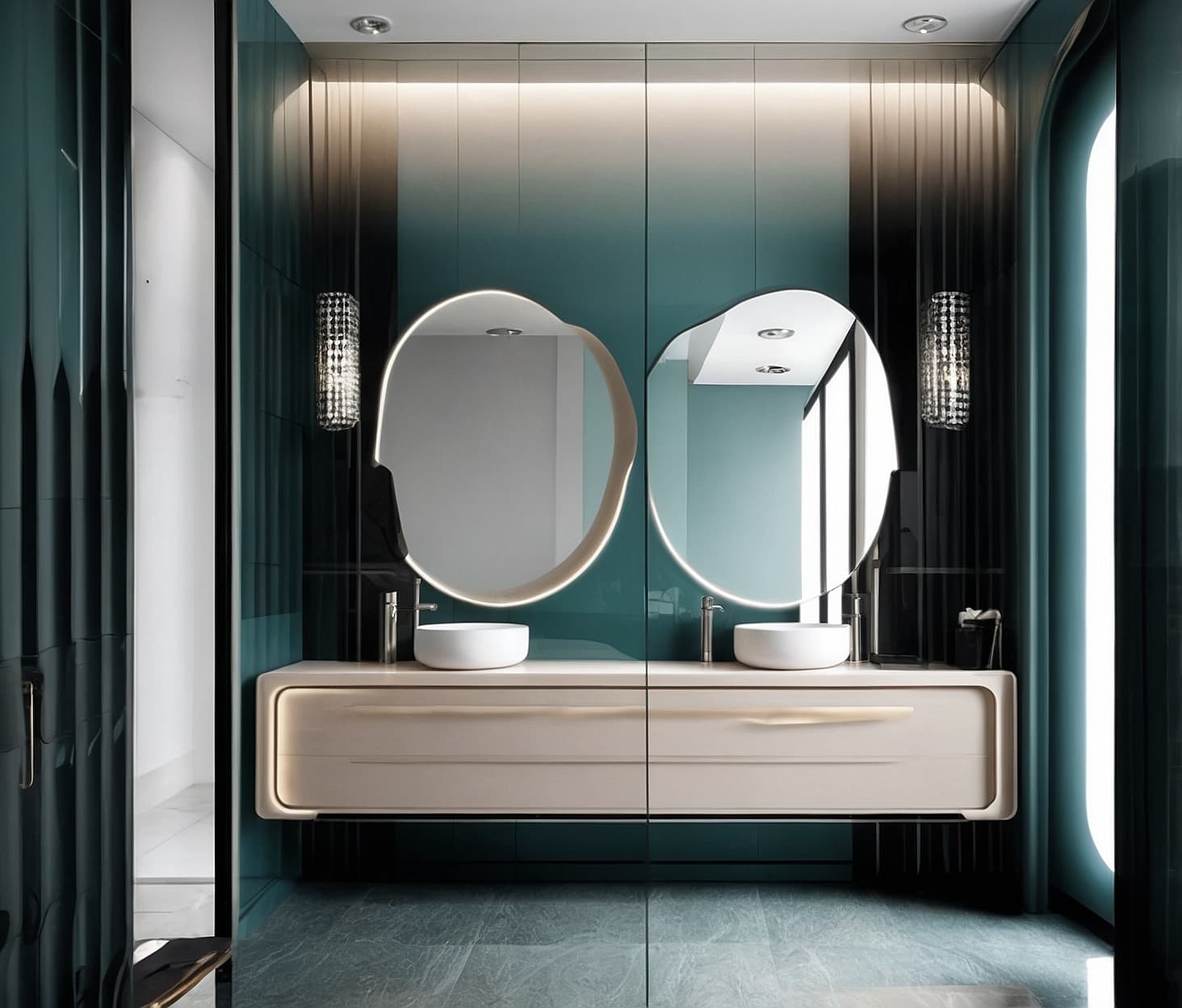Lujosas mamparas de baño